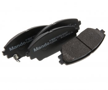 2 069 р. Колодки тормозные MAZDA 3 (13-) передние (4шт.) MANDO MANDO mbf015987 MANDO mbf015987  с доставкой в г. Пермь. Увеличить фотографию 2