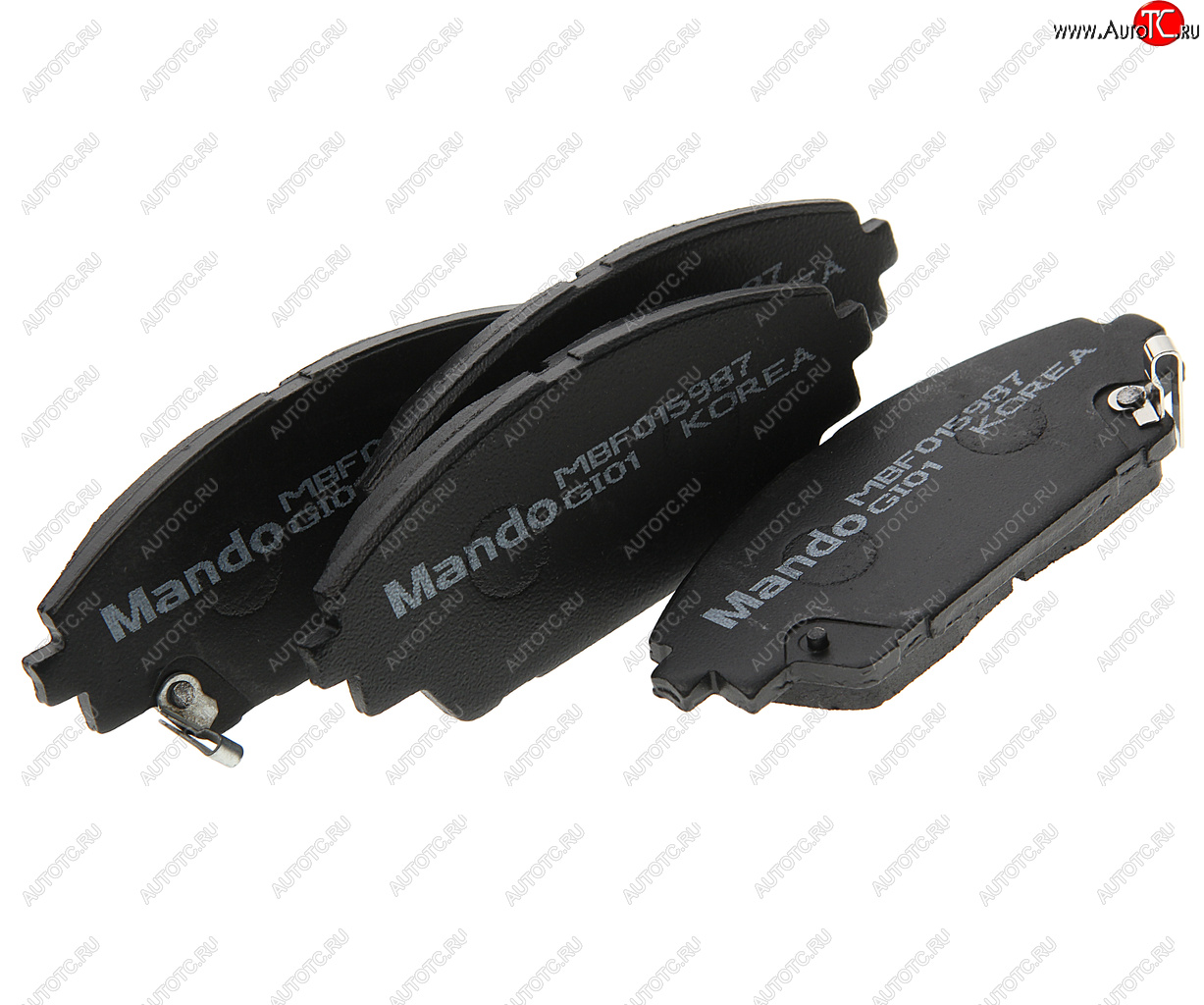2 069 р. Колодки тормозные MAZDA 3 (13-) передние (4шт.) MANDO MANDO mbf015987 MANDO mbf015987  с доставкой в г. Пермь