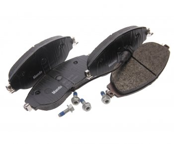 3 499 р. Колодки тормозные VW Golf (17-),Tiguan (16-) AUDI Q3 (17-) SKODA Kodiaq (17-) передние (4шт.) MANDO MANDO mbf016056  с доставкой в г. Пермь. Увеличить фотографию 1