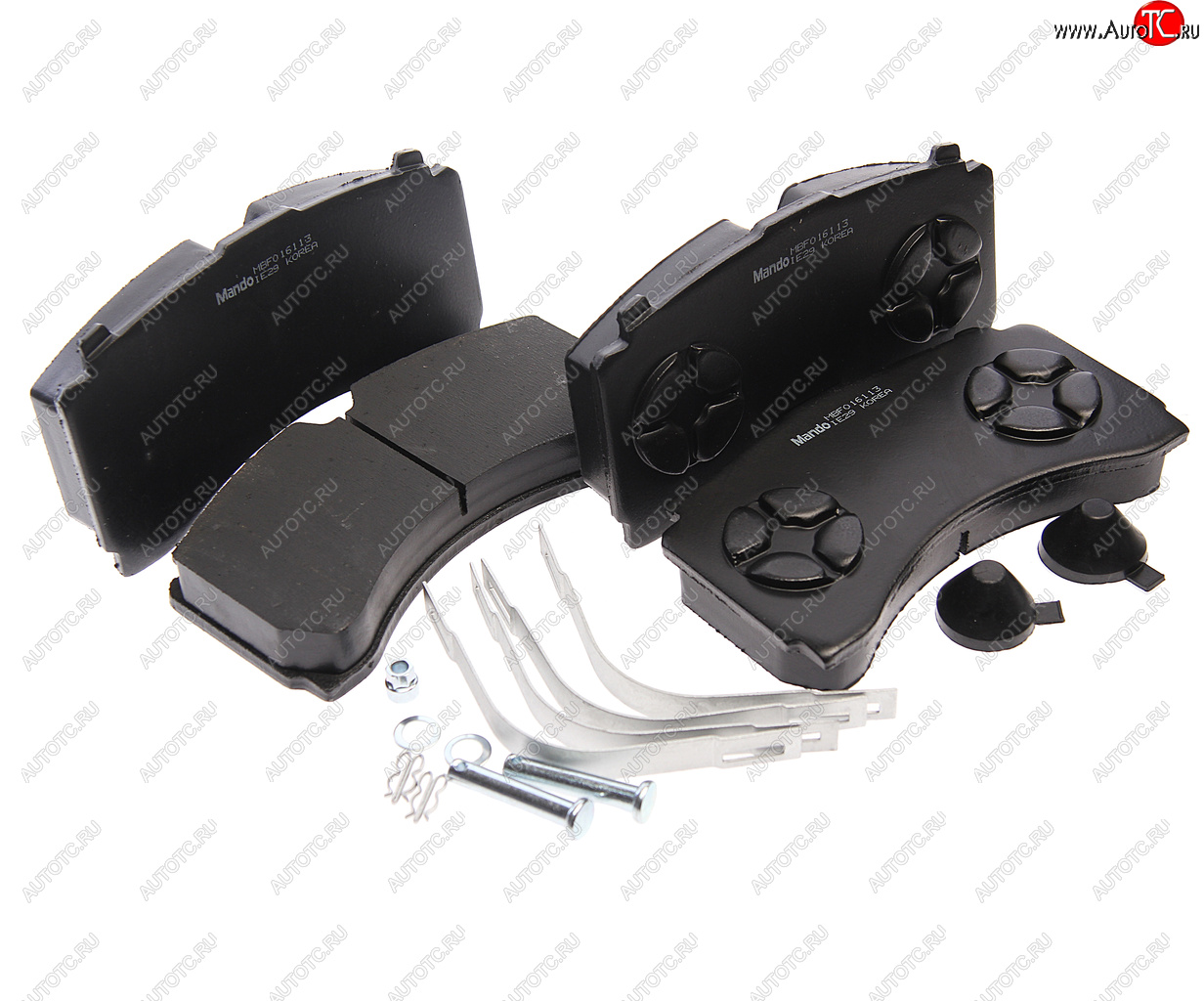 8 299 р. Колодки тормозные MERCEDES Actros дисковые (208x114x35) (4шт.) MANDO MANDO mbf016113  с доставкой в г. Пермь
