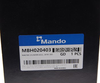 4 999 р. Цилиндр тормозной главный KIA Soul (18-) MANDO MANDO mbh020403 MANDO mbh020403  с доставкой в г. Пермь. Увеличить фотографию 5