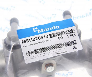 13 999 р. Цилиндр тормозной главный HYUNDAI EX6,8 дв.D4CC MANDO MANDO mbh020413  с доставкой в г. Пермь. Увеличить фотографию 3