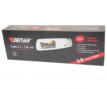 14 799 р. Видеорегистратор с радар-детектором в зеркале GPS ARTWAY ARTWAY md-160  с доставкой в г. Пермь. Увеличить фотографию 5