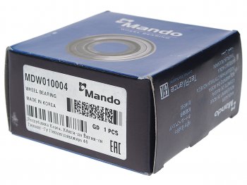 2 799 р. Подшипник ступицы HYUNDAI Accent (06-),Getz KIA Rio (05-),Picanto передней MANDO MANDO mdw010004  с доставкой в г. Пермь. Увеличить фотографию 2