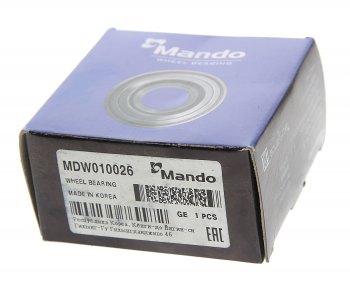 2 899 р. Подшипник ступицы HYUNDAI Solaris (10-) KIA Rio (11-) передней MANDO MANDO mdw010026  с доставкой в г. Пермь. Увеличить фотографию 2