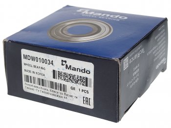 3 579 р. Подшипник ступицы PEUGEOT 307 CITROEN C4 передней MANDO MANDO mdw010034  с доставкой в г. Пермь. Увеличить фотографию 2