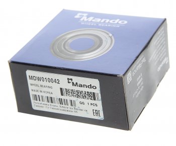 2 989 р. Подшипник ступицы NISSAN Almera Tino,Primer (P11,P12),X-Trail (T30) передней MANDO MANDO mdw010042  с доставкой в г. Пермь. Увеличить фотографию 2