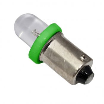 3 р. Лампа светодиодная 12V T4W BA9s Round Green MEGA ELECTRIC MEGA ELECTRIC me-0406g  с доставкой в г. Пермь. Увеличить фотографию 1