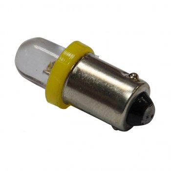 2 р. Лампа светодиодная 12V T4W BA9s Round Yellow MEGA ELECTRIC MEGA ELECTRIC me-0406y  с доставкой в г. Пермь. Увеличить фотографию 1