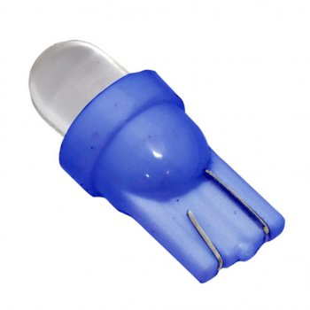 2 р. Лампа светодиодная 12V W5W T10W W2.1х9.5d бесцокольная Round Blue MEGA ELECTRIC MEGA ELECTRIC me-0407b  с доставкой в г. Пермь. Увеличить фотографию 1