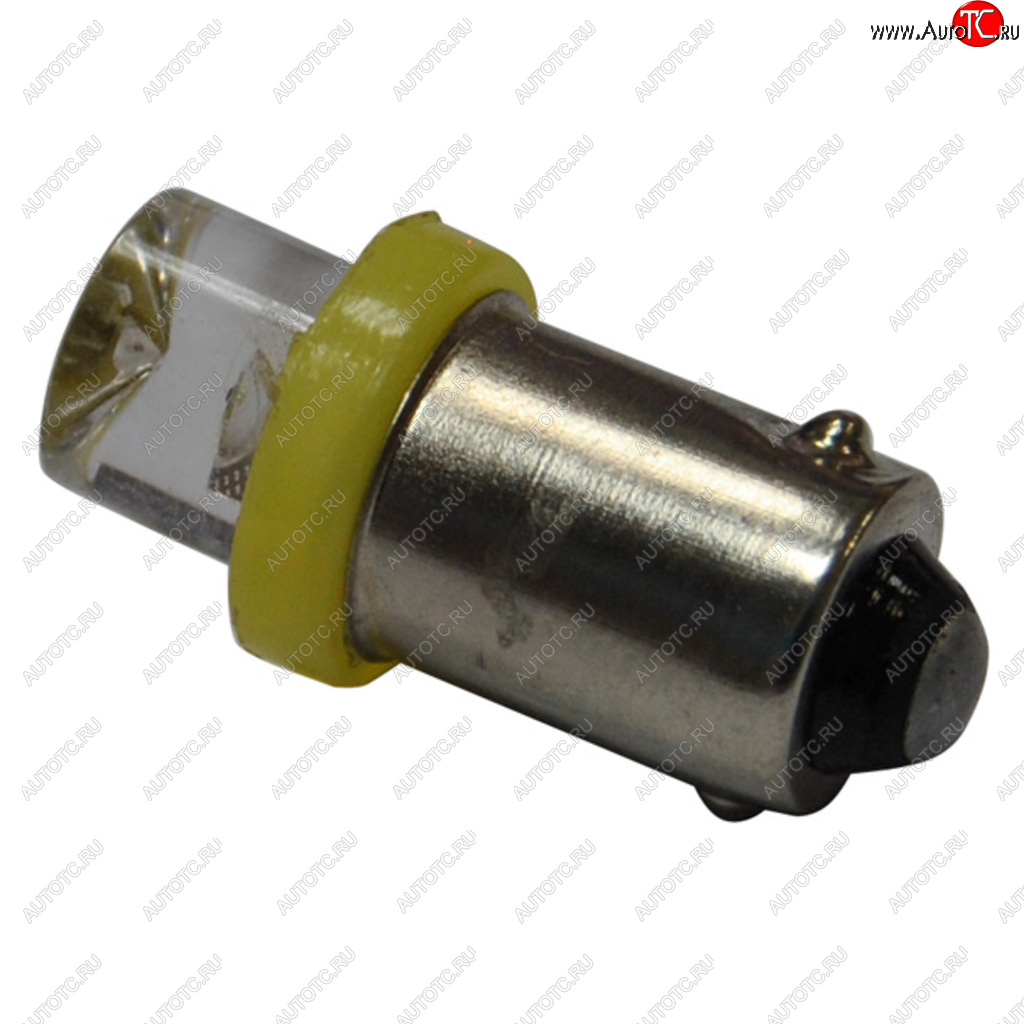2 р. Лампа светодиодная 12V T4W BA9s Cone Yellow MEGA ELECTRIC MEGA ELECTRIC me-0411y  с доставкой в г. Пермь