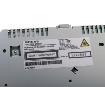 14 599 р. Магнитола автомобильная 1DIN SONY SONY mex-n4300bt  с доставкой в г. Пермь. Увеличить фотографию 4
