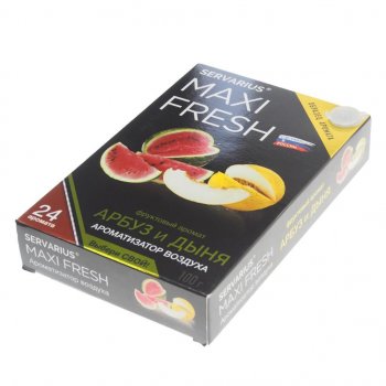 Ароматизатор под сиденье гелевый (арбуз и дыня) 100г NATURAL SCENT MAXI FRESH mf-102