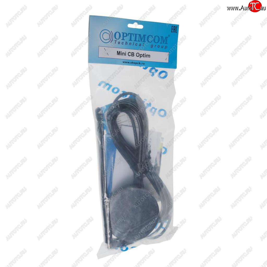 1 489 р. Антенна СВ MINI CB 27МГц,0.26 м,30Вт,1.5дБ,магнит 87мм OPTIM OPTIM mini cb  с доставкой в г. Пермь