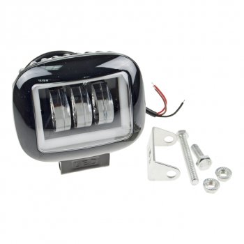 1 399 р. Фара рабочего света 120х100мм 30Вт с подсветкой MISTAR MISTAR mis-30w(sq)  с доставкой в г. Пермь. Увеличить фотографию 2