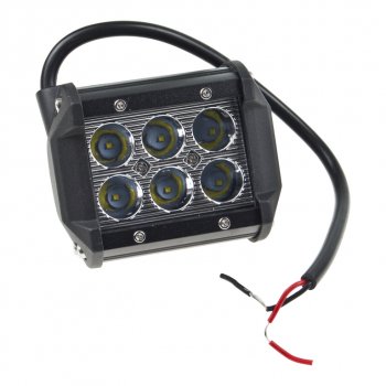 Фара рабочего света 97х75мм C-18W 6LED (сфокусированный свет) MISTAR MISTAR mis-c18w spot