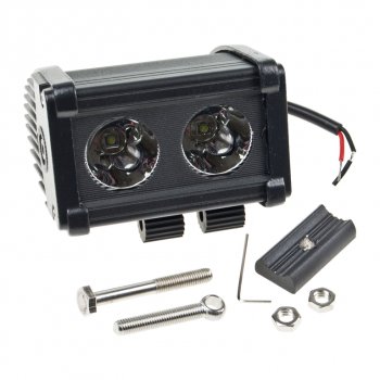 1 899 р. Фара рабочего света D-20W 2LED MISTAR MISTAR mis-d20w  с доставкой в г. Пермь. Увеличить фотографию 2