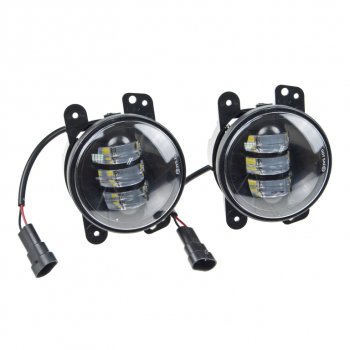 Фара дополнительная 90мм 12V светодиодная White (комплект) MISTAR MISTAR mis-un30w