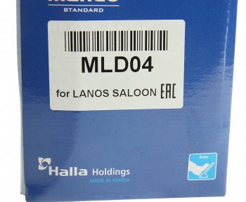 1 369 р. Колодки тормозные задние барабанные (4шт.) MANDO Daewoo Lanos T100 дорестайлинг, седан (1997-2002)  с доставкой в г. Пермь. Увеличить фотографию 4