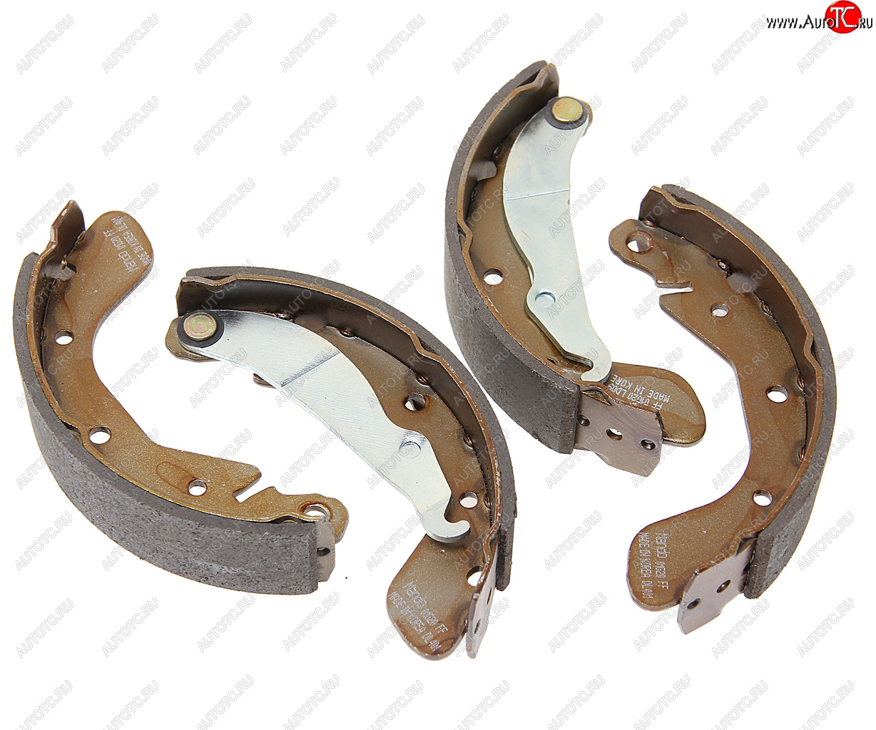 1 279 р. Колодки тормозные DAEWOO Nexia,Espero,Lanos,Nubira (88-) задние барабанные (4шт.) MANDO MANDO mld09 MANDO mld09  с доставкой в г. Пермь