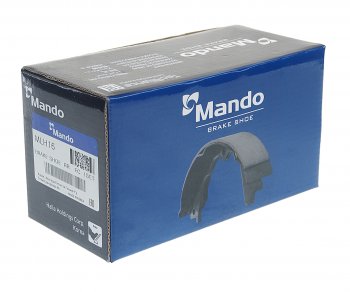1 249 р. Колодки тормозные барабанные задние (4 шт.) MANDO KIA Picanto 1 SA хэтчбэк 5 дв. дорестайлинг (2003-2007)  с доставкой в г. Пермь. Увеличить фотографию 3