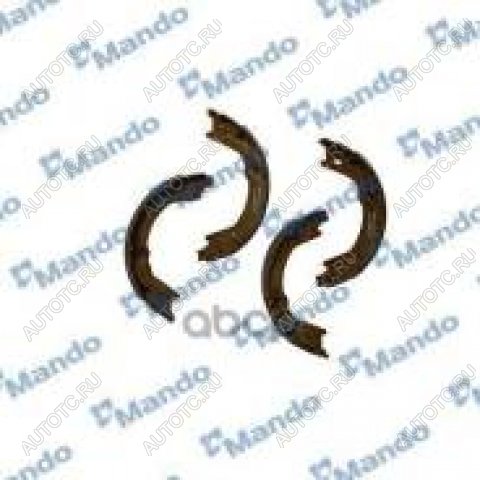 2 389 р. Колодки тормозные задние барабанные (4шт.) MANDO SSANGYONG Rexton Y400 дорестайлинг (2017-2023)  с доставкой в г. Пермь