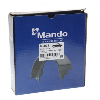 3 499 р. Колодки тормозные задние барабанные (4шт.) MANDO Hyundai Sonata DN8 (2019-2022)  с доставкой в г. Пермь. Увеличить фотографию 2