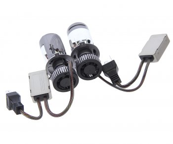 4 199 р. Лампа светодиодная 12V H4 P43t с линзой (2шт.) OPTIMA OPTIMA ml-h4-40  с доставкой в г. Пермь. Увеличить фотографию 2