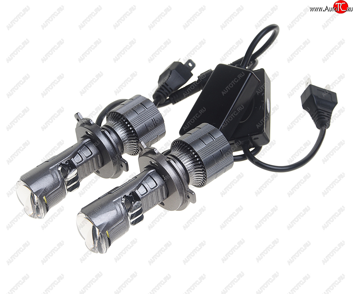 6 449 р. Лампа светодиодная 12V H4 P43t с линзой (2шт.) OPTIMA OPTIMA ml-h4-50 OPTIMA ml-h4-50  с доставкой в г. Пермь
