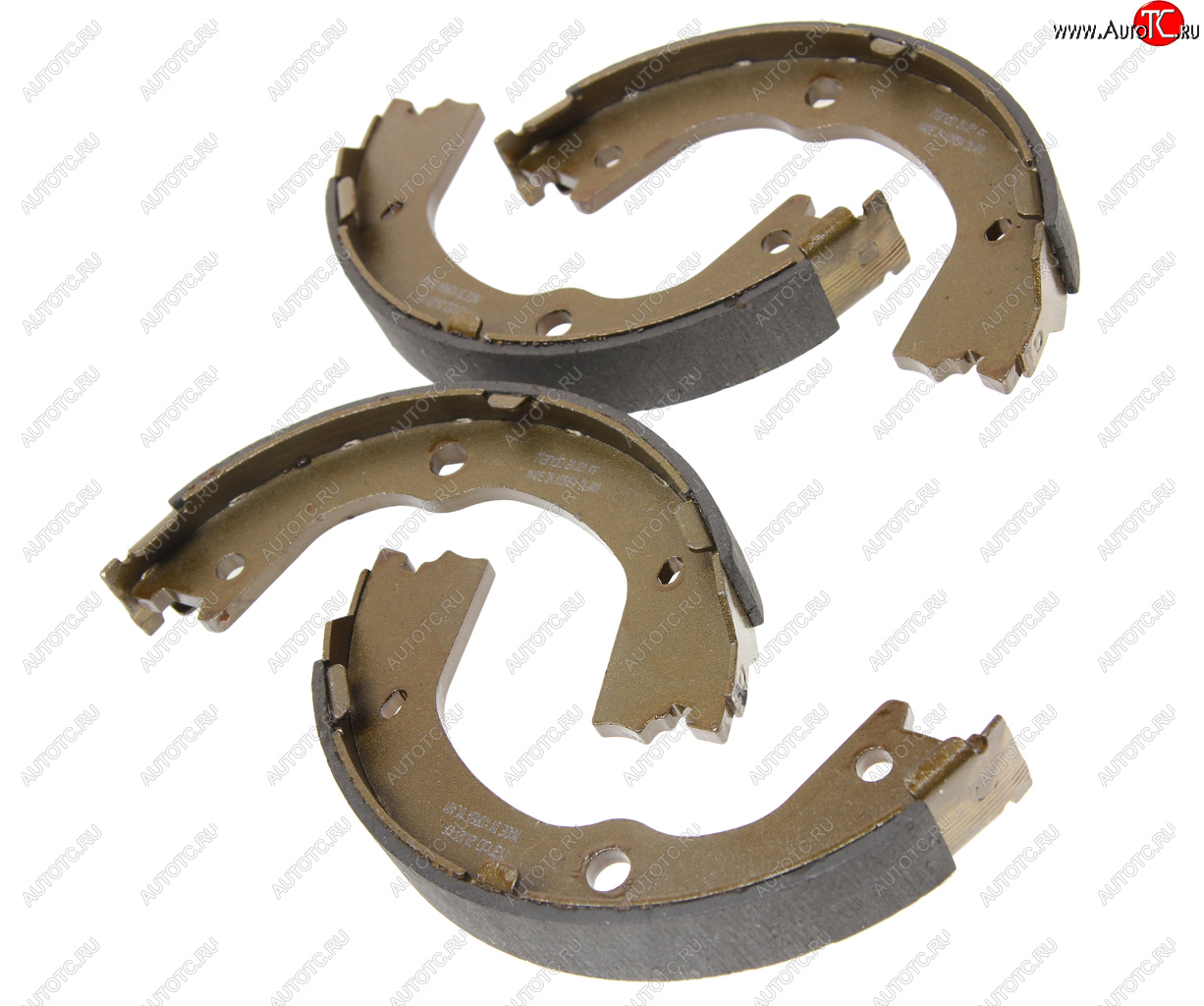 3 199 р. Колодки тормозные задние барабанные (4шт.) MANDO Hyundai Santa Fe SM (2000-2012)  с доставкой в г. Пермь