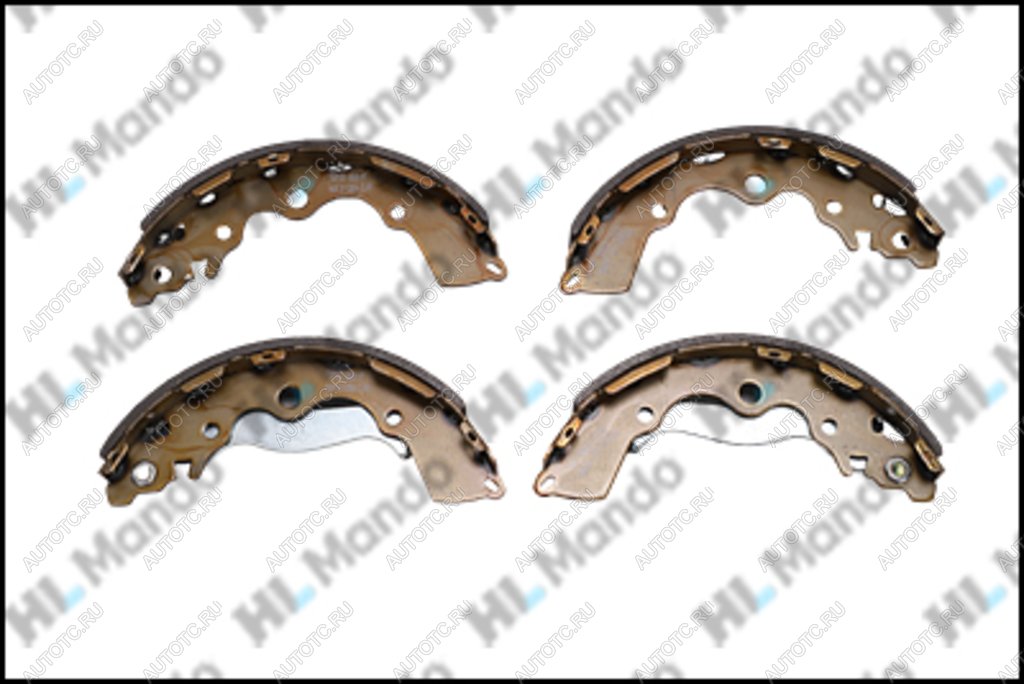 3 499 р. Колодки тормозные KIA Picanto (17-) задние барабанные (4шт.) MANDO MANDO mlk23  с доставкой в г. Пермь