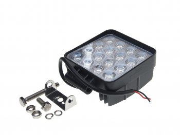 Фара рабочего света 125x107x58мм 48Вт (16 светодиодов) IP67 Slim Flood LUMEN LUMEN mlp-sle48ws1857f