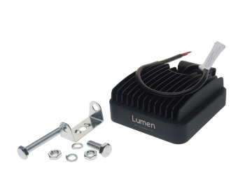 1 539 р. Фара рабочего света 106x106x40мм 48Вт (16 светодиодов) IP67 Super Slim Flood LUMEN LUMEN mlp-sse48ws-2418f  с доставкой в г. Пермь. Увеличить фотографию 3
