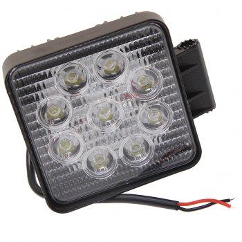 1 369 р. Фара рабочего света 125x110x50мм 27Вт (9 светодиодов) IP68 Standart Flood LUMEN LUMEN mlp-ste27ws1262f  с доставкой в г. Пермь. Увеличить фотографию 1