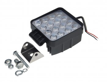 1 739 р. Фара рабочего света 127x110x68мм 48Вт (16 светодиодов) IP68 Standart Flood LUMEN LUMEN mlp-ste48ws1258f  с доставкой в г. Пермь. Увеличить фотографию 1