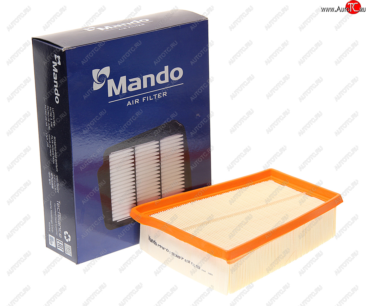 399 р. Фильтр воздушный RENAULT Megane 2 (03-),Scenic 2 (03-),Grand Scenic 2 (04-) MANDO MANDO mmf015387 MANDO mmf015387  с доставкой в г. Пермь
