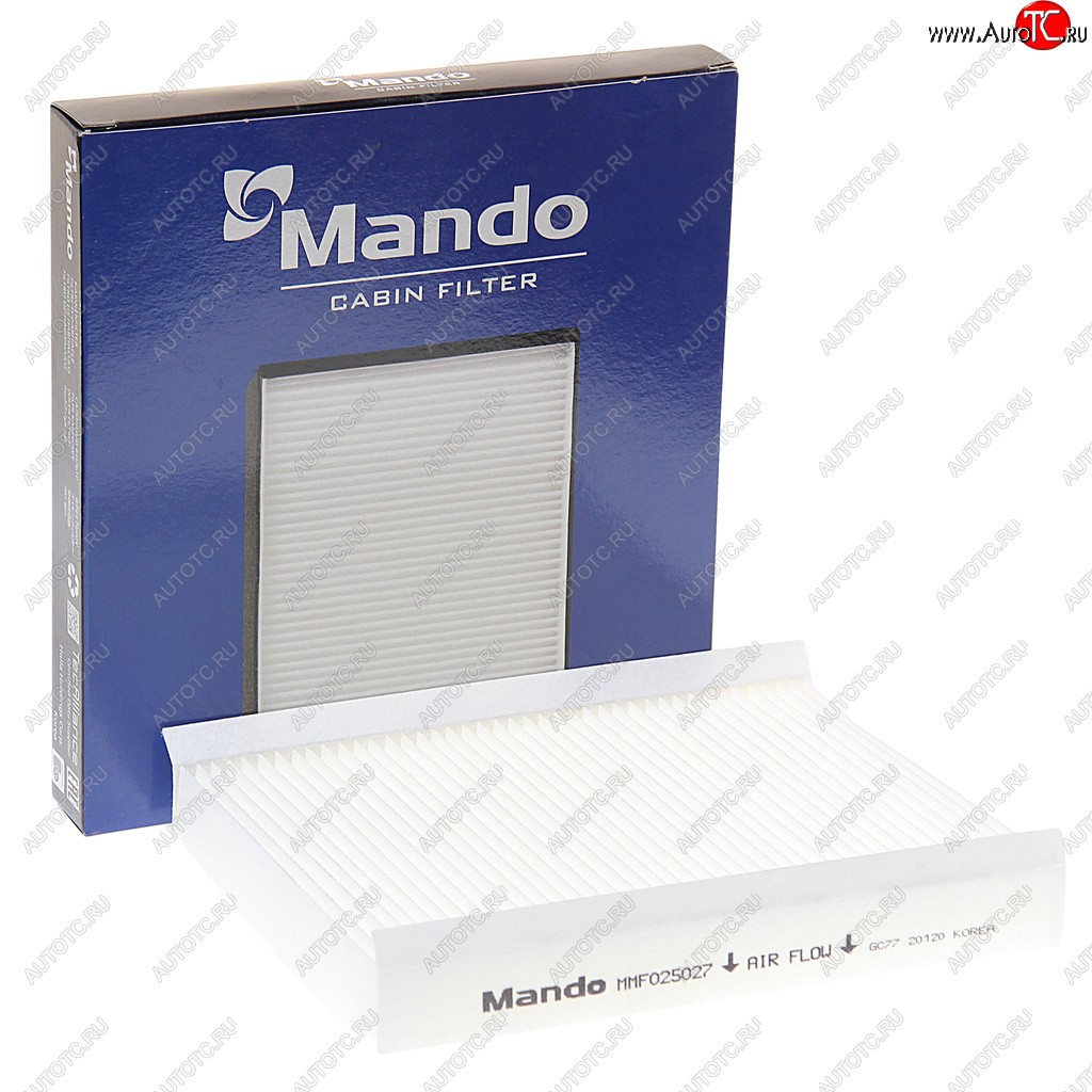 232 р. Фильтр воздушный салона FIAT Doblo (01-) MANDO MANDO mmf025027  с доставкой в г. Пермь