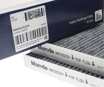 759 р. Фильтр воздушный салона BMW X3 (E83) (10-),X4 (F26) (14-) угольный (2шт.) MANDO MANDO mmf025224 MANDO mmf025224  с доставкой в г. Пермь. Увеличить фотографию 2