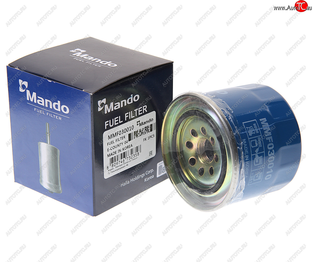 419 р. Фильтр топливный HYUNDAI HD65,72,County дв.D4AL ЕВРО-1 MANDO MANDO mmf030010  с доставкой в г. Пермь