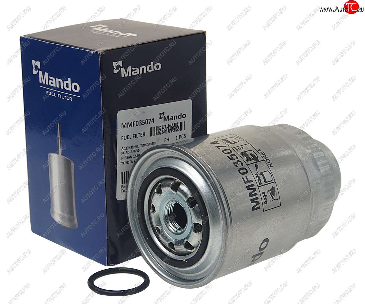 649 р. Фильтр топливный TOYOTA Land Cruiser 80,90,120 (80-07-),Hiace (84-06-) (DTDI) MANDO MANDO mmf035074  с доставкой в г. Пермь