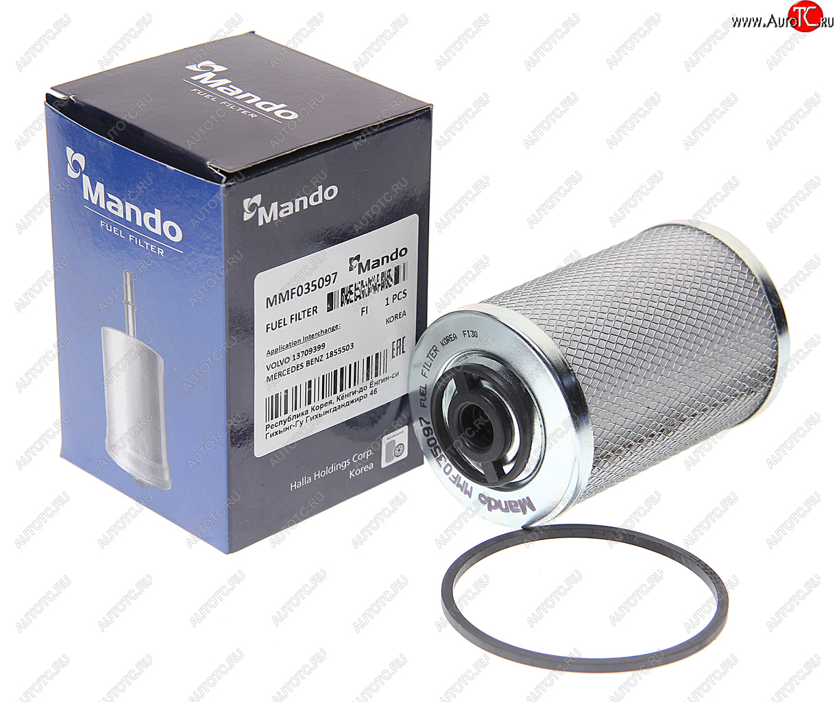269 р. Фильтр топливный MERCEDES LK,LP,MK,NG (войлочный) MANDO MANDO mmf035097 MANDO mmf035097  с доставкой в г. Пермь