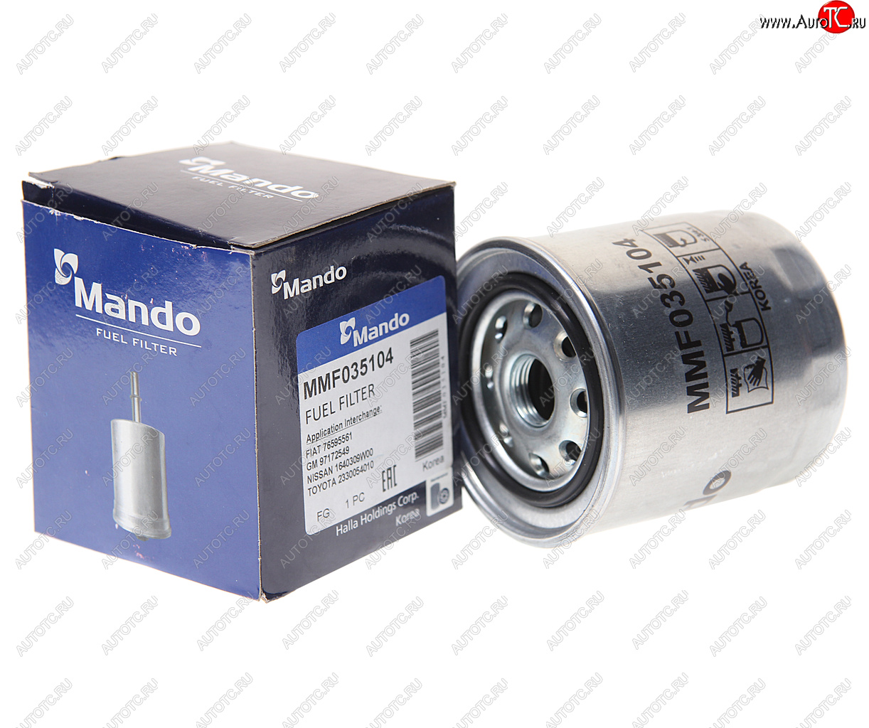 284 р. Фильтр топливный ISUZU NQR71,NKR55 (4HG1,4JB1) грубой очистки MANDO MANDO mmf035104  с доставкой в г. Пермь