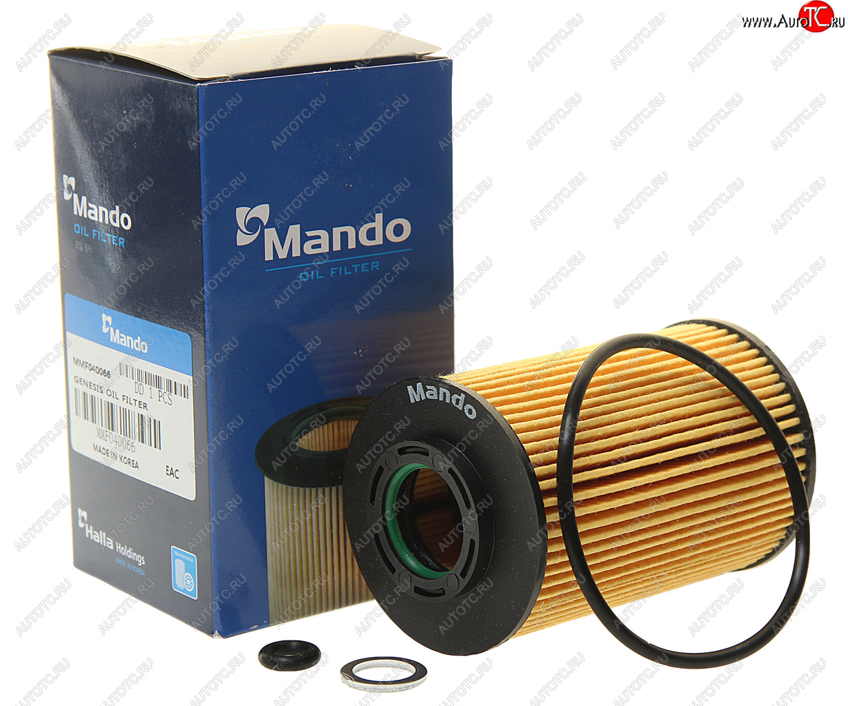 499 р. Фильтр масляный HYUNDAI Sonata NF (07-) (3.3),ix55 (08-) (3.8) KIA Sorento (08-) (3.3) MANDO MANDO mmf040066  с доставкой в г. Пермь