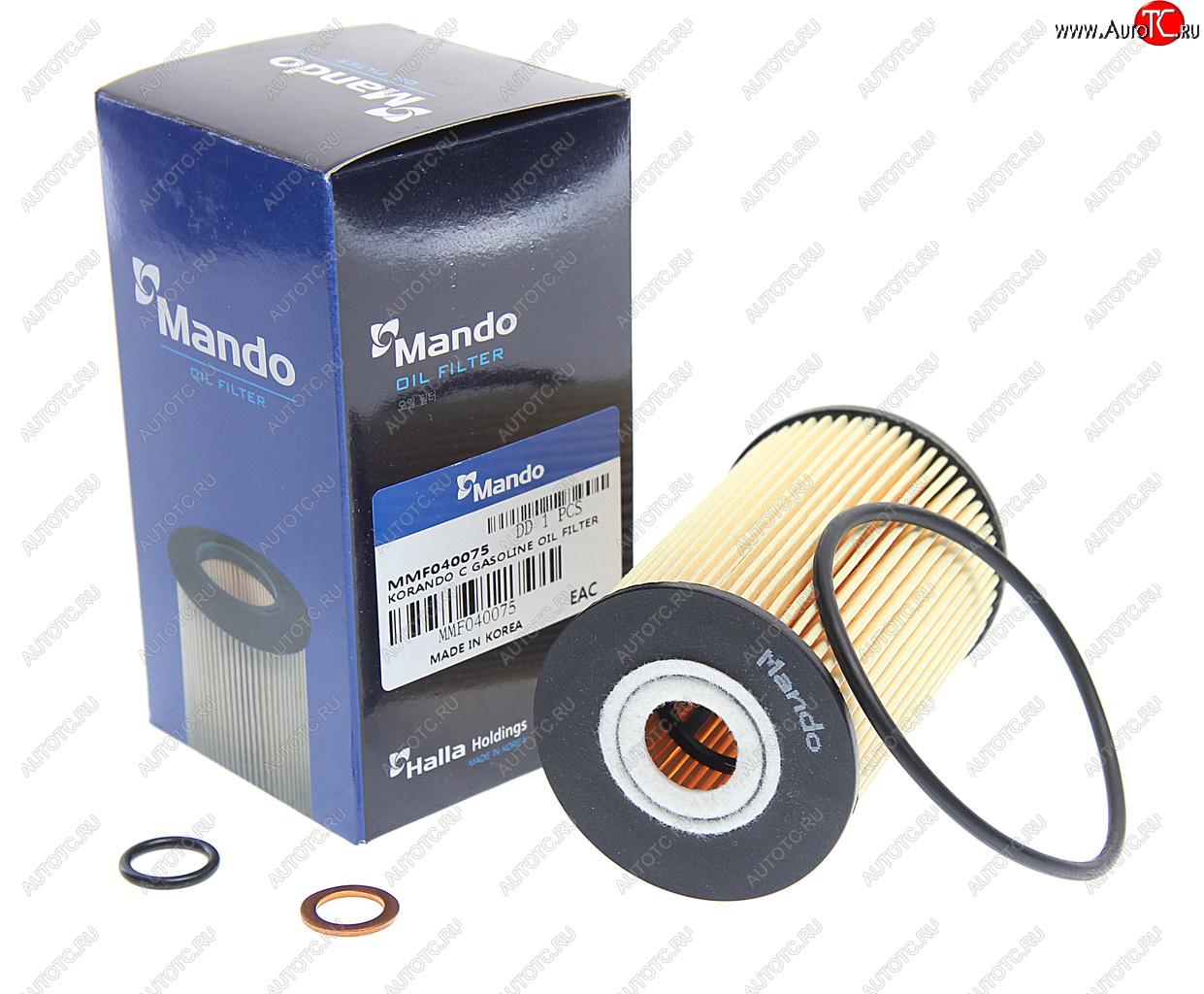 629 р. Фильтр масляный SSANGYONG Actyon (10-) (G20) MANDO MANDO mmf040075  с доставкой в г. Пермь