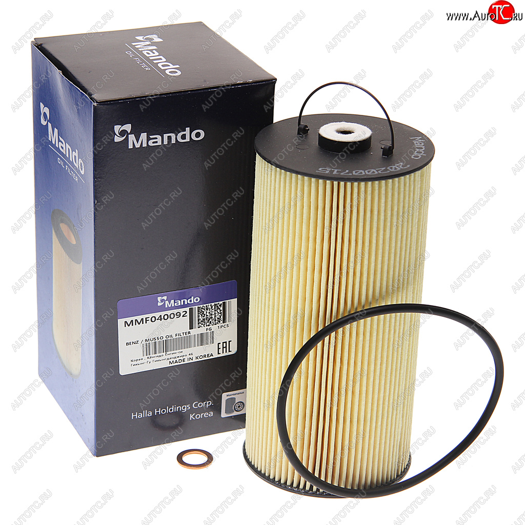 369 р. Фильтр масляный SSANGYONG Korando,Musso (OM600) MANDO MANDO mmf040092 MANDO mmf040092  с доставкой в г. Пермь