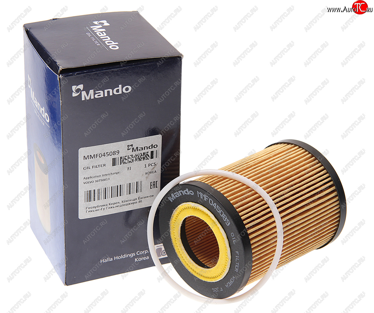 459 р. Фильтр масляный LAND ROVER Freelander (06-12) (3.2) VOLVO S80 (06-),XC70 (07-) (3.03.2) MANDO MANDO mmf045089  с доставкой в г. Пермь