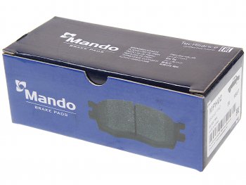 669 р. Колодки тормозные передние (4шт.) MANDO Hyundai Elantra J1 седан (1990-1995)  с доставкой в г. Пермь. Увеличить фотографию 2