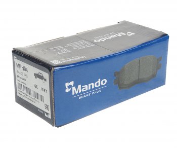 1 049 р. Колодки тормозные передние (4шт.) MANDO Hyundai Matrix 1 FC 2-ой рестайлинг (2008-2010)  с доставкой в г. Пермь. Увеличить фотографию 2