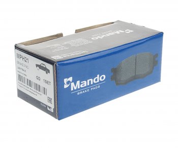 1 379 р. Колодки тормозные задние (4шт.) MANDO Hyundai Elantra CN7 (2020-2023)  с доставкой в г. Пермь. Увеличить фотографию 2