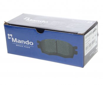 899 р. Колодки тормозные передние (4шт.) MANDO Hyundai Matrix 1 FC 2-ой рестайлинг (2008-2010)  с доставкой в г. Пермь. Увеличить фотографию 2